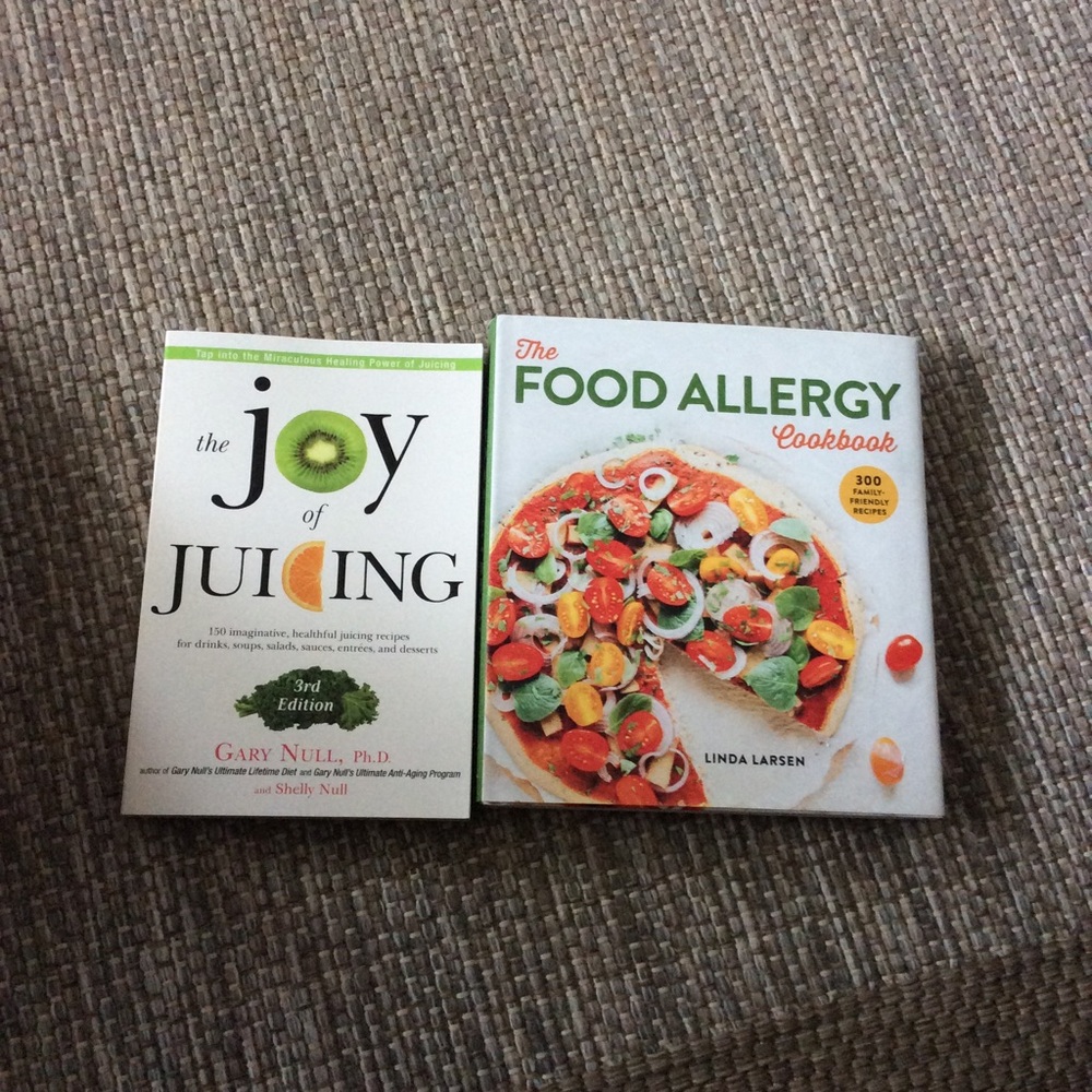 2 New Cookbooks: Joy of Juicing and Food Allergy